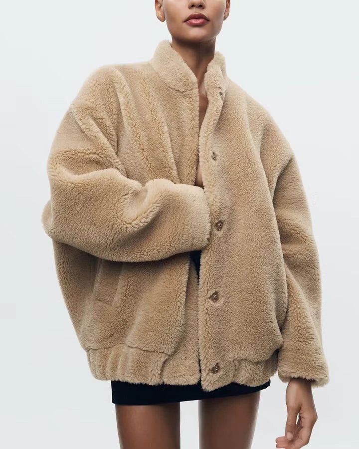 weiche Teddyjacke
