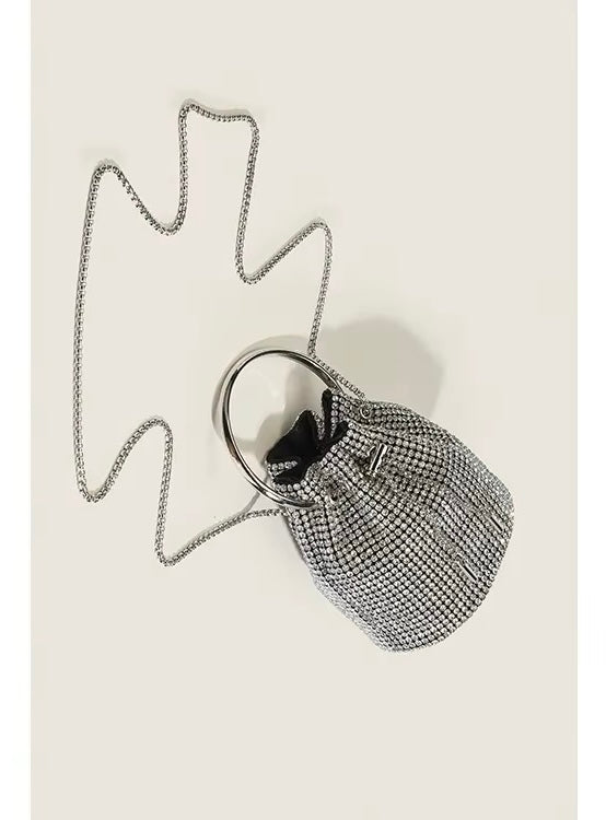 kleine Strass Umhängetasche