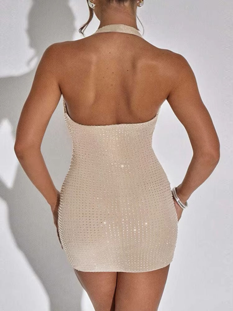 Mini Pailletten Kleid