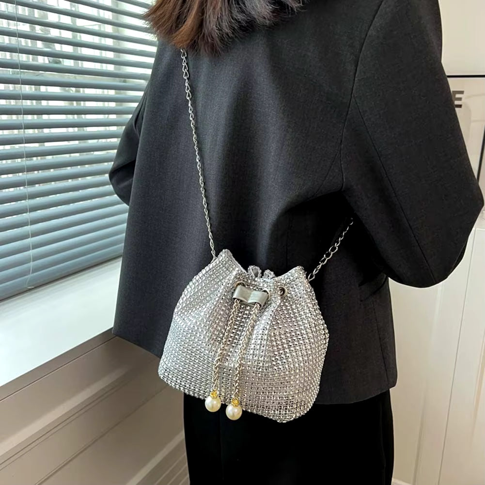 Strass Umhängetasche