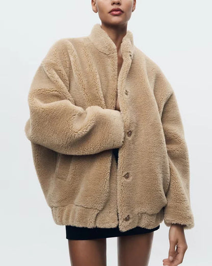 weiche Teddyjacke