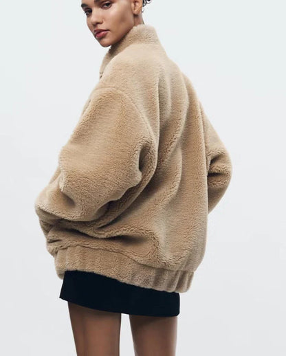 weiche Teddyjacke