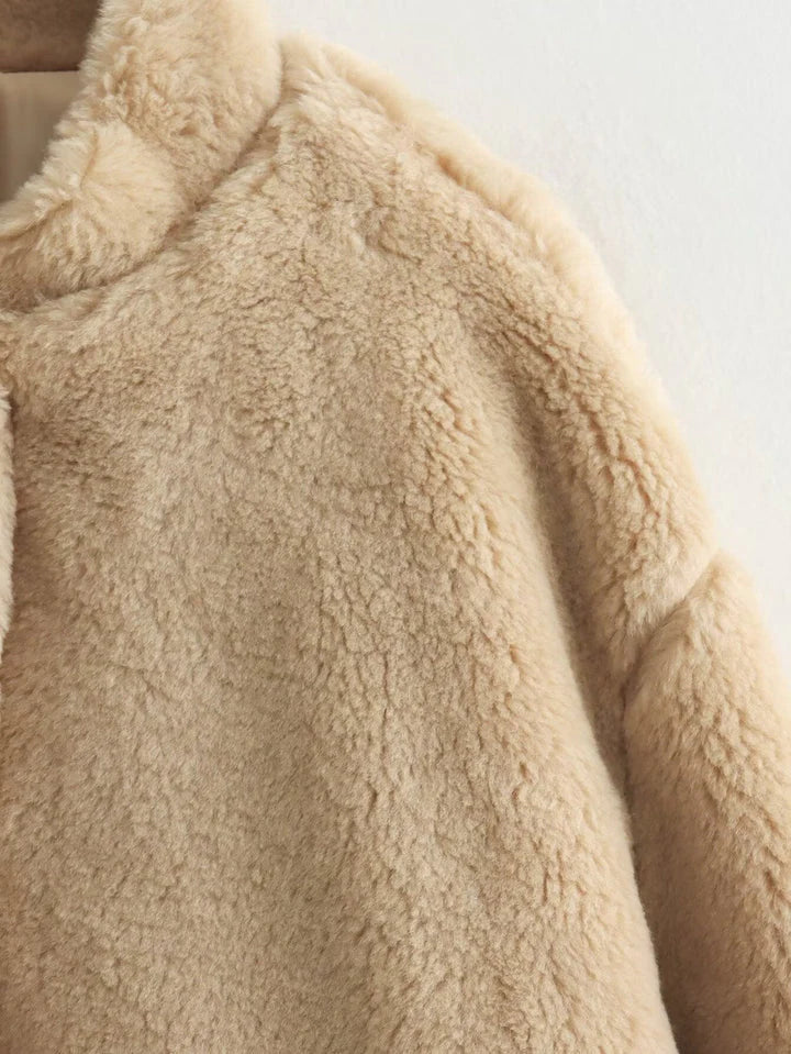 weiche Teddyjacke