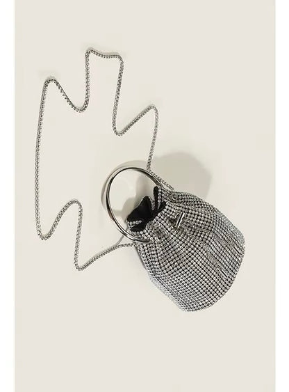 kleine Strass Umhängetasche
