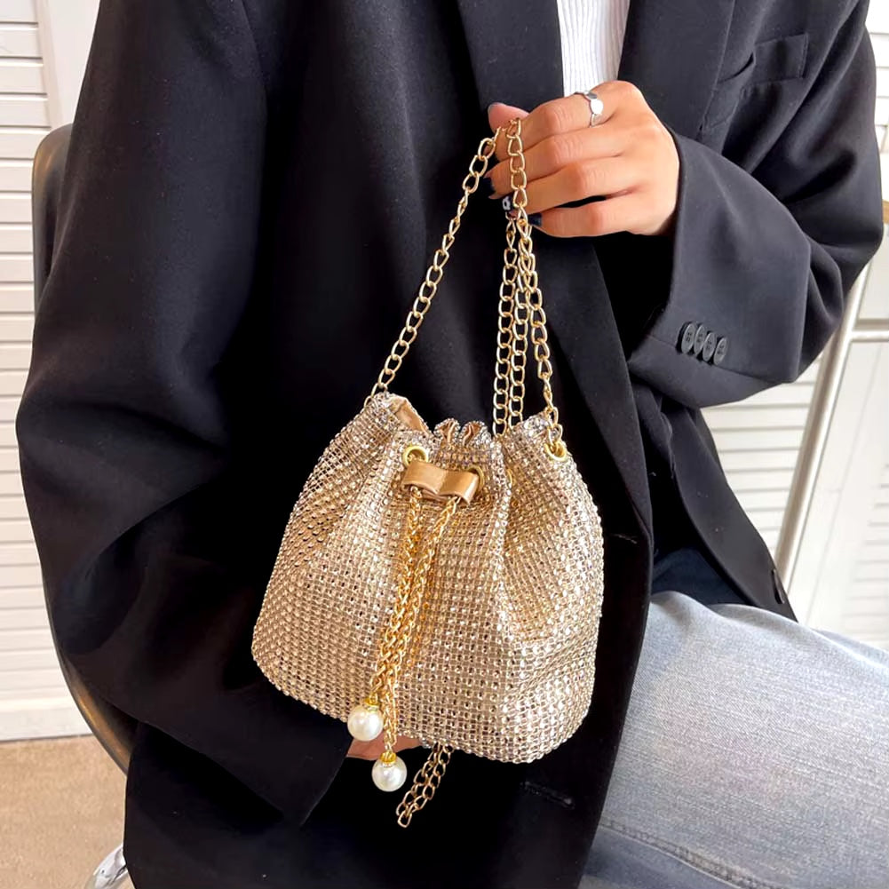 Strass Umhängetasche